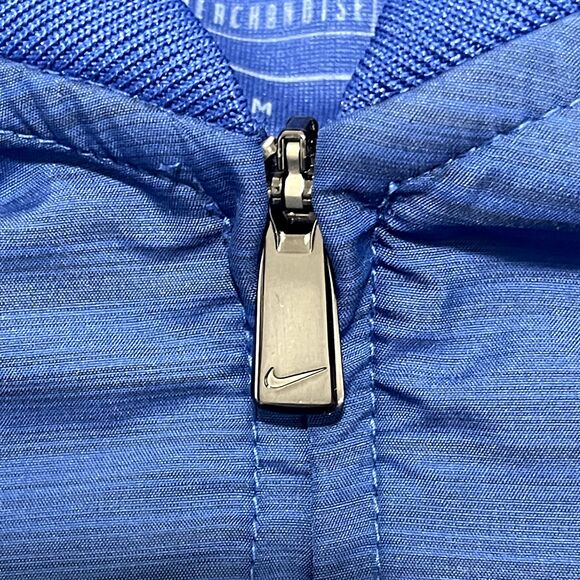 Texas Rangers Jacket Mens Medium Royal Blue MLB Full Zip Embroidered Logo NIKE - Picture 3 of 14